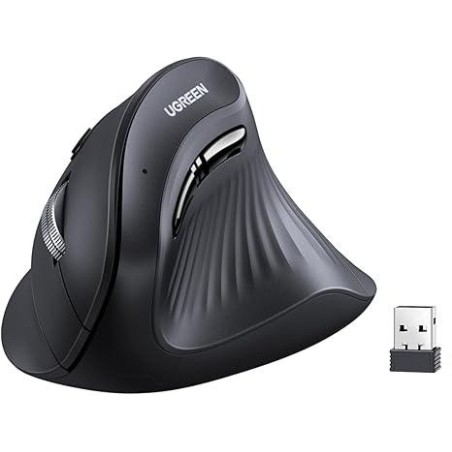 UGREEN Vertical Mouse Wireless Ergonomic Mouse - MU008 - 25444 - 45759