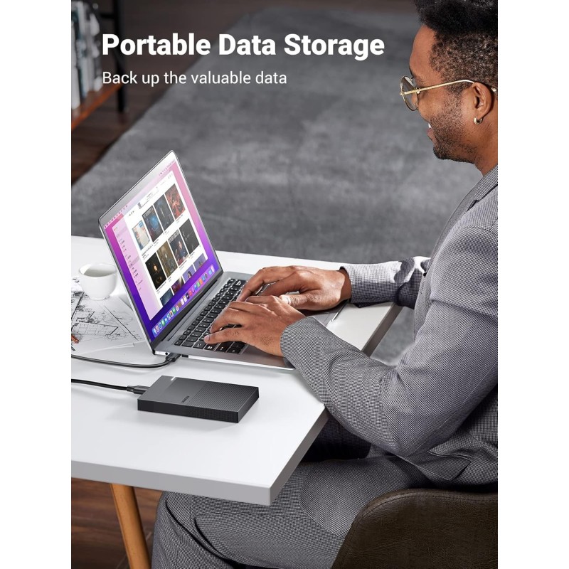 UGREEN USB 3.0 to SATA III Hard Drive Enclosure - US221 - 30848