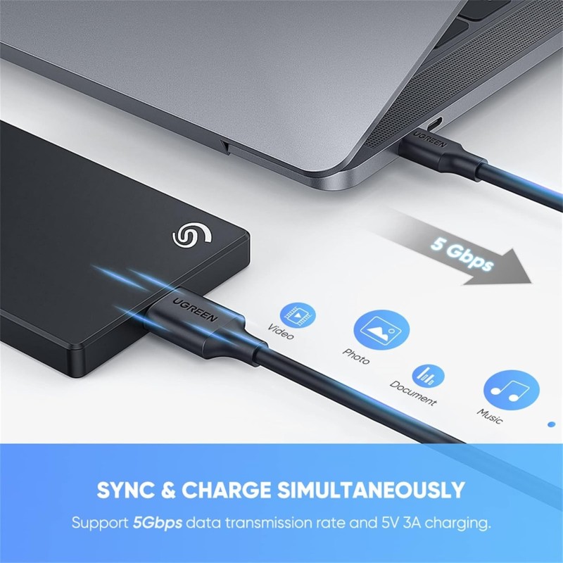 UGREEN USB-C to Micro B Cable - US312 - 20103