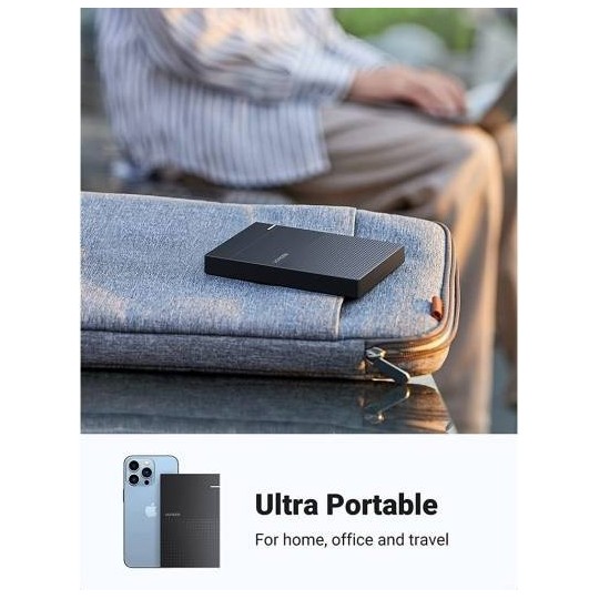 UGREEN 2.5 Inch Hard Drive Enclosure with Micro USB to USB-A Cable 5G - CM471 - 30725