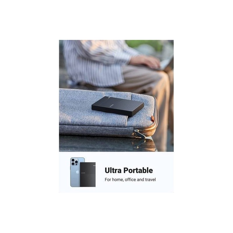 UGREEN 2.5 Inch Hard Drive Enclosure with Micro USB to USB-A Cable 5G - CM471 - 30725