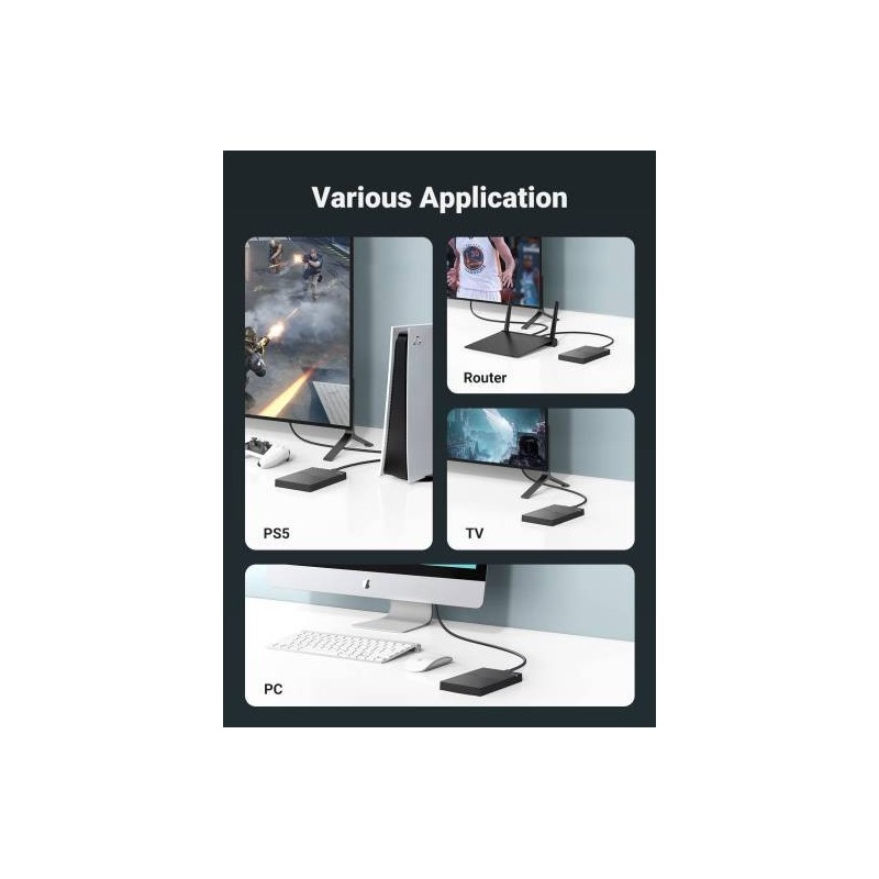 UGREEN 2.5 Inch Hard Drive Enclosure with Cable 5G - CM471 - 30719