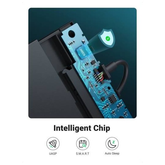 UGREEN 2.5 Inch Hard Drive Enclosure with Cable 5G - CM471 - 30719