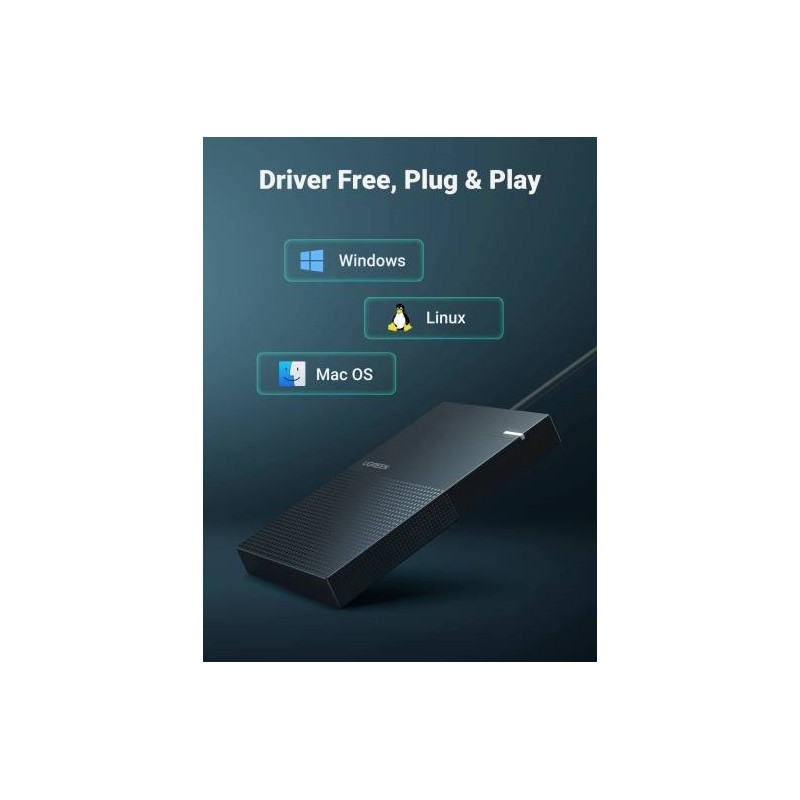 UGREEN 2.5 Inch Hard Drive Enclosure with Cable 5G - CM471 - 30719