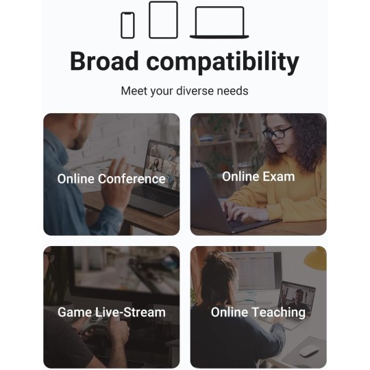 UGREEN Desktop USB Microphone With Smart Noise-Cancellig - CM379 - 10934