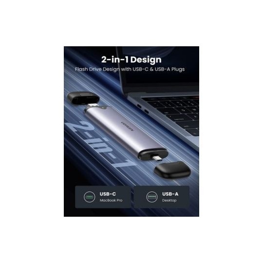 UGREEN USB-C+USB-A M.2 M-Key Hard Drive Enclosure 10G - CM353 - 70532