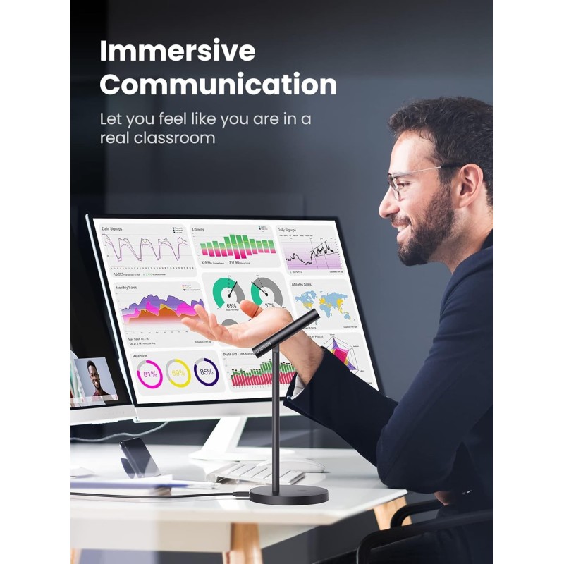 UGREEN Desktop USB Microphone With Smart Noise-Cancellig - CM379 - 10934