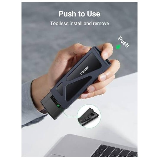 UGREEN USB-C Female to M.2 M-Key 10G Enclosure C TO C Cable - CM400 - 10902