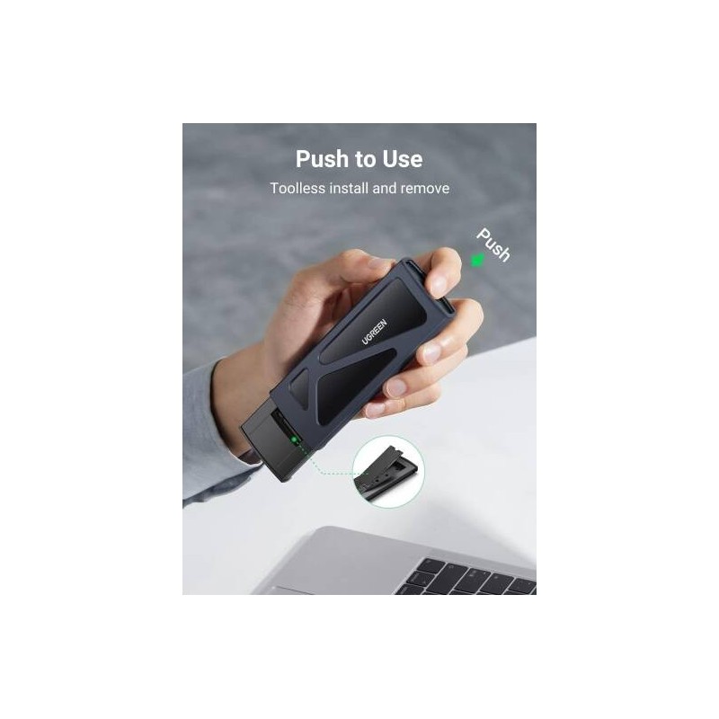 UGREEN USB-C Female to M.2 M-Key 10G Enclosure C TO C Cable - CM400 - 10902