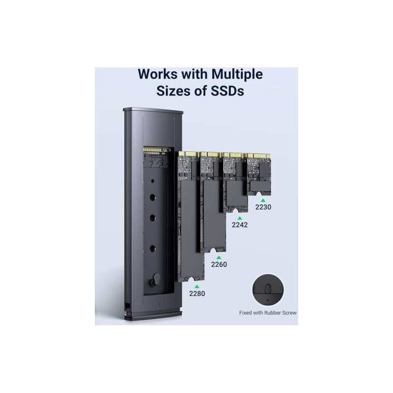 UGREEN USB-C Female to M.2 M-Key 10G Enclosure C TO C Cable - CM400 - 10902