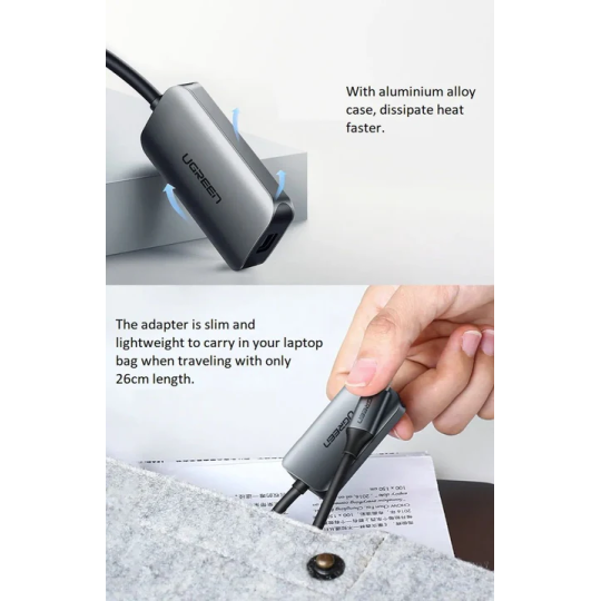 UGREEN USB-C to Mini DisplayPort Female Adapter - CM236 - 60351