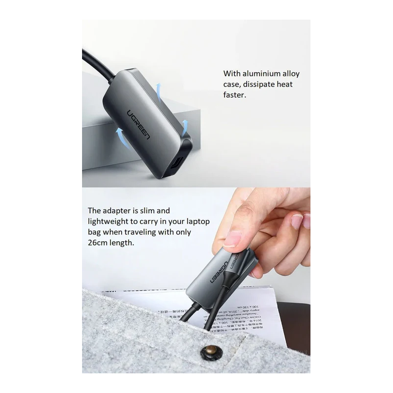 UGREEN USB-C to Mini DisplayPort Female Adapter - CM236 - 60351