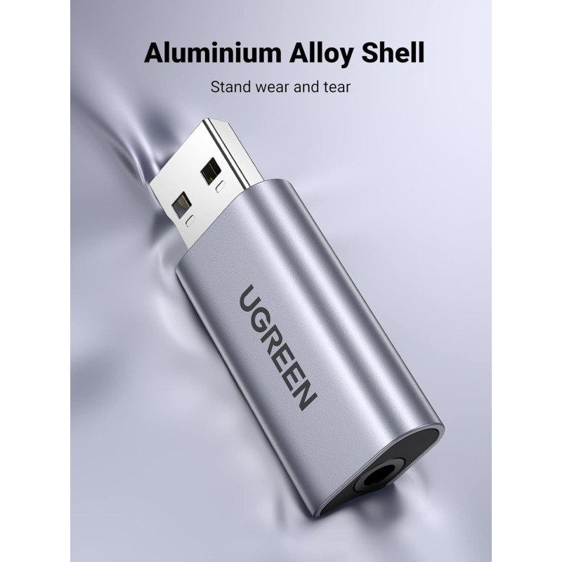 UGREEN USB External Stereo Sound Adapter - CM383 - 80864