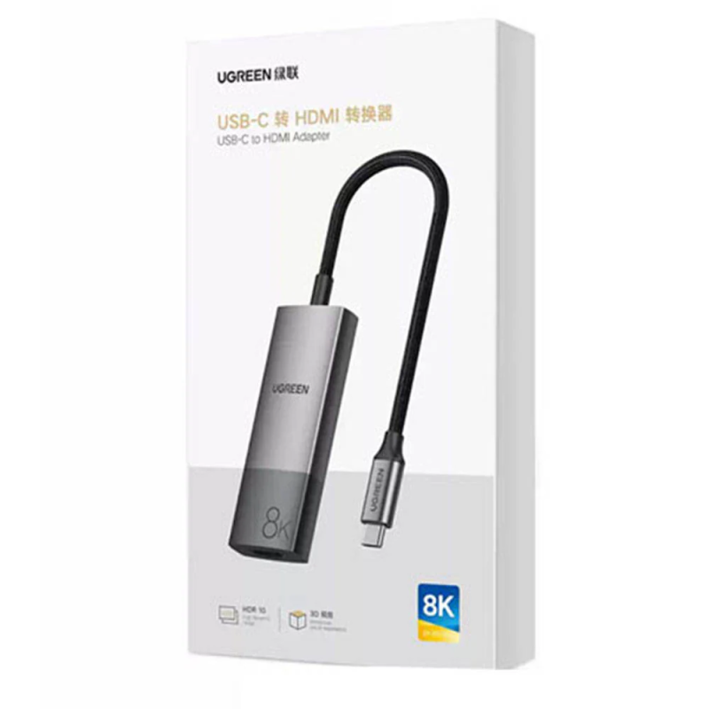 UGREEN USB C to HDMI 2.1 Adapter 8K@60Hz 4K@240Hz Thunderbolt 4/3 to HDMI Converter 48Gbps - CM491 - 50338