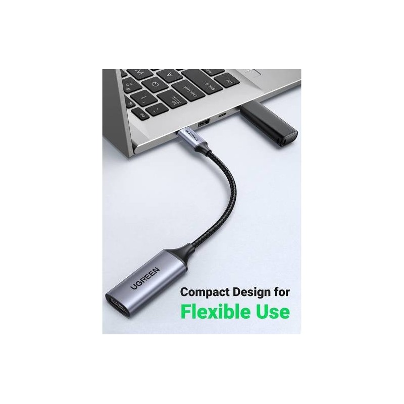 UGREEN 70444 USB C to HDMI Adapter Cable 4K@60Hz Aluminum Type C Thunderbolt 4/3 Converter Male to Female  - CM297 - 70444