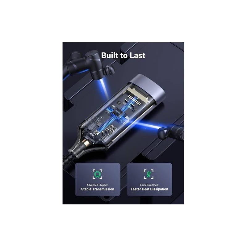 UGREEN 70444 USB C to HDMI Adapter Cable 4K@60Hz Aluminum Type C Thunderbolt 4/3 Converter Male to Female  - CM297 - 70444