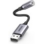 UGREEN USB 2.0 to 3.5mm Audio Adapter Aluminum Alloy - CM477 - 30757