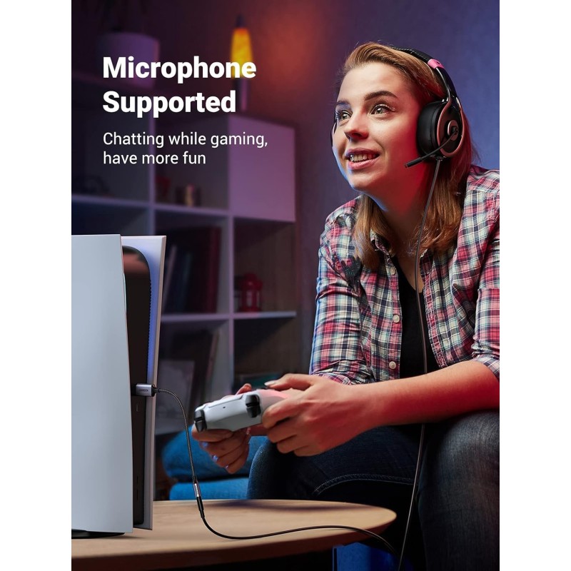 UGREEN USB 2.0 to 3.5mm Audio Adapter Aluminum Alloy - CM477 - 30757