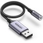 UGREEN USB 2.0 to 3.5mm Audio Adapter Aluminum Alloy - CM477 - 30757
