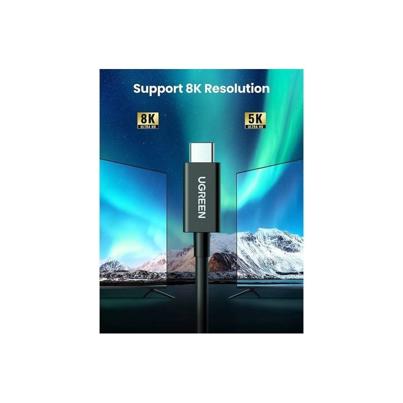 UGREEN Thunderbolt 4 Type C Male To Male Cable - US501 - 30389