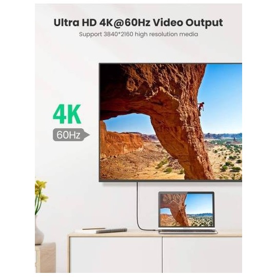 UGREEN USB-C 3.1 GEN2 Male To Male  5A Data Cable 10Gbps 240WATT 1 m - US355 - 80150