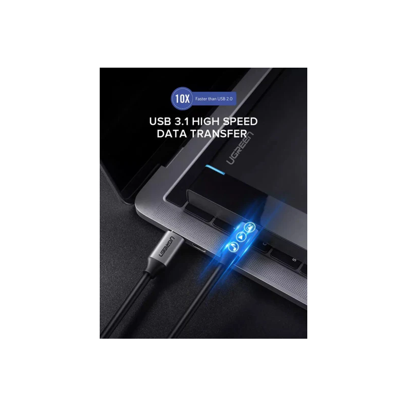 UGREEN USB 3.1 Type C Male to Type C Male Cable, 1.5m length - US161 - 50751