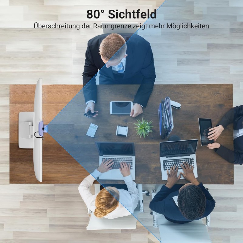 UGREEN 2K Webcam, Full HD 1080P Webcam for PC, Web Camera with Autofocus - CM717 - 25442