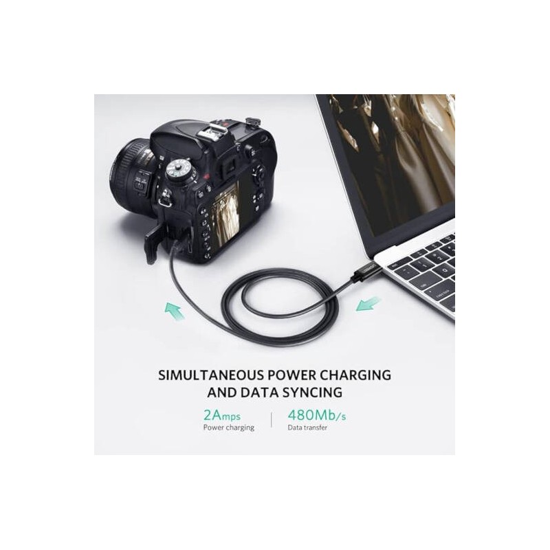 UGREEN USB -C 2.0 Male To Mini USB 5Pin Male Cable - US242 - 50445