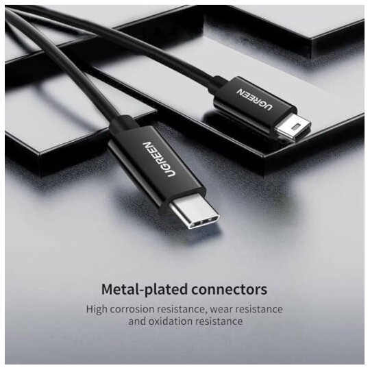 UGREEN USB -C 2.0 Male To Mini USB 5Pin Male Cable - US242 - 50445