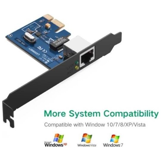 UGREEN Gigabit 10/100/1000Mbps PCI Express Network Adapter - US230 - 30771