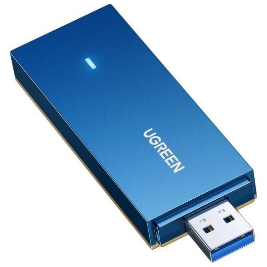 UGREEN AX1800 Dual-Band Wireless Adapter (Wi-Fi 6) 2.4GHz: 574Mbps, 5GHz: 1201Mbps - CM499 - 90340