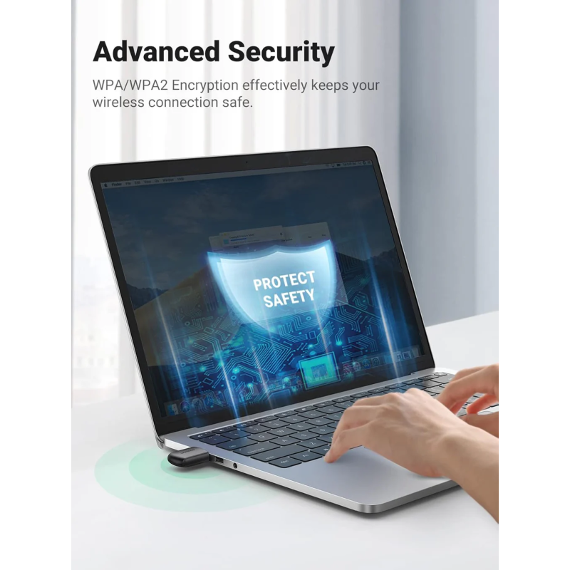 UGREEN AC650 11ac Dual-Band Wireless USB Adapter - CM448 - 20204