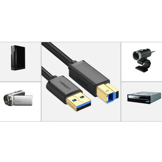UGREEN USB 3.0 AM to BM Print Cable - US210 - 30753