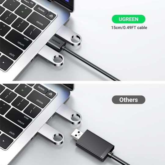 UGREEN USB 2.0 External Sound Adapter - US205 - 30724