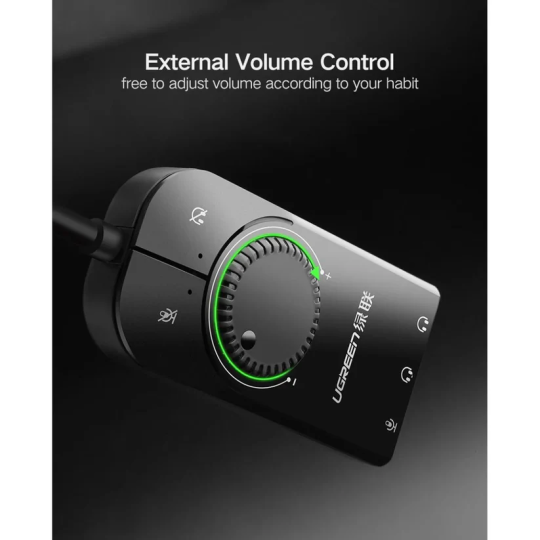 UGREEN USB External Stereo Sound Adapter - CM129 - 50599