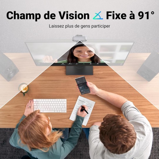 UGREEN 2K@30fps Webcam for PC, Full HD 1080p@60fps Web Camera, Auto Focus & Light Correction - CM778 - 35626