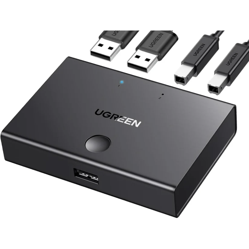 UGREEN USB 2.0 Sharing Switch 2x1 - US158 - 30345