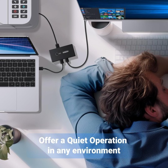 UGREEN 2 In 4 Out USB 2.0 Sharing Switch Box - US216 - 30767