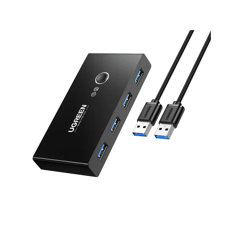 UGREEN 2 In 4 Out USB 3.0 Sharing Switch Box - US216 - 30768