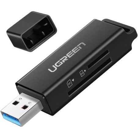 UGREEN USB 3.0 to TF + SD Dual Card Reader - CM104 - 40752