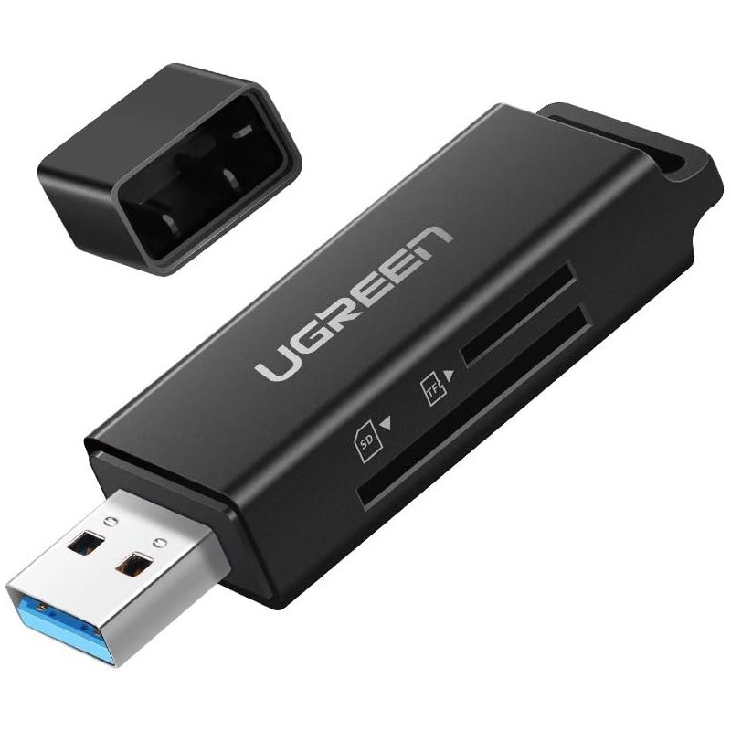 UGREEN USB 3.0 to TF + SD Dual Card Reader - CM104 - 40752