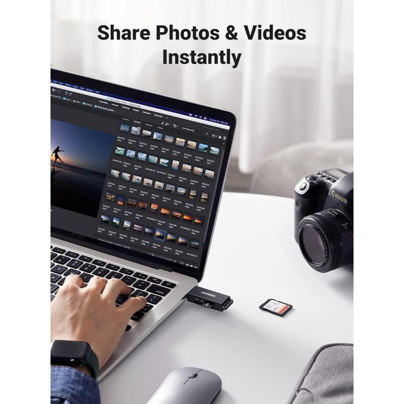 UGREEN USB 3.0 to TF + SD Dual Card Reader - CM104 - 40752