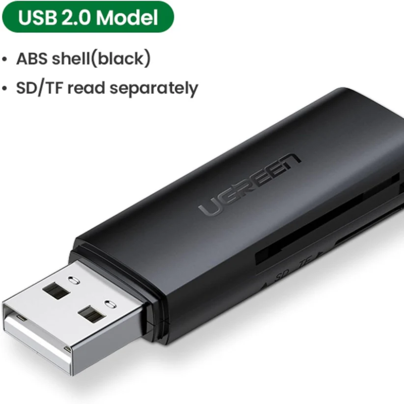 UGREEN USB3.0 TF/SD Card Reader Simultaneous Use - CM264 - 60722