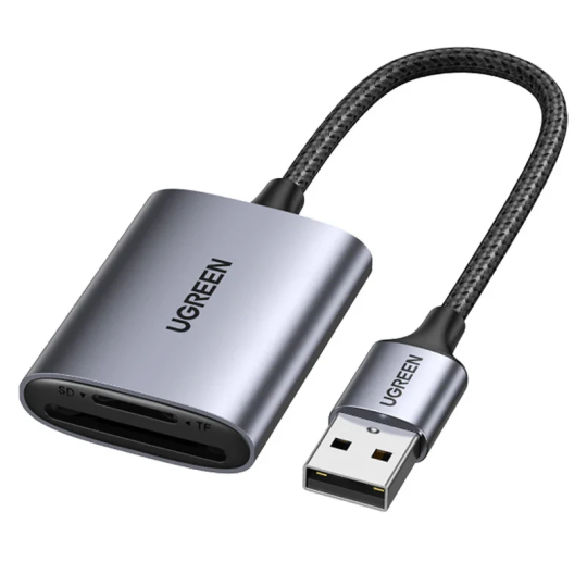 UGREEN USB-A to SD/TF Memory Card Reader - CM401 - 80887
