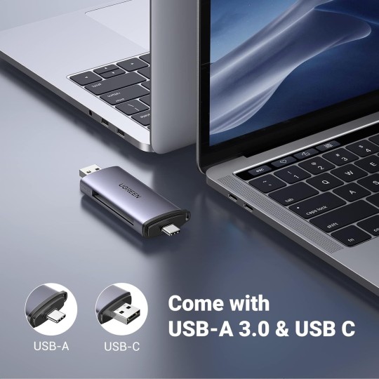 UGREEN USB-C +USB-A To CFast 2.0 Card Reader - CM517 - 50906A