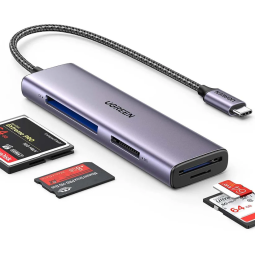 UGREEN 4-In-1 USB-C 3.1 Card Reader TF/SD/MS/CF 3.0 - CM627 - 15307