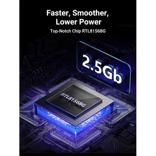 UGREEN USB-A to RJ45 2.5G Ethernet Adapter - CM648 - 25051