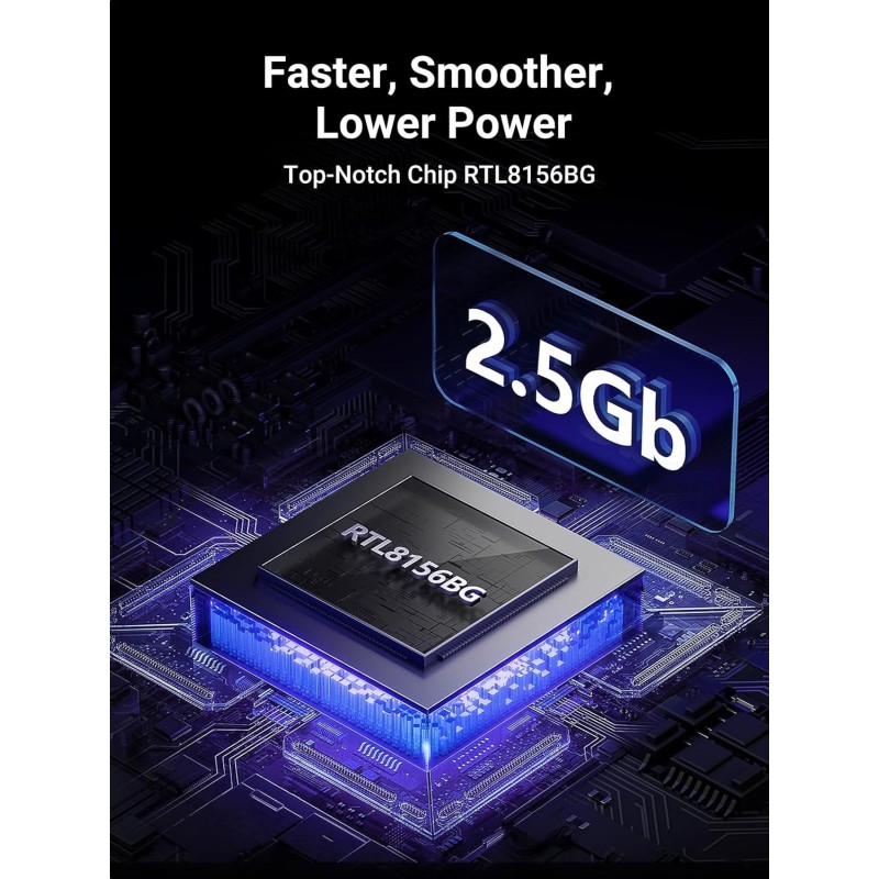 UGREEN USB-A to RJ45 2.5G Ethernet Adapter - CM648 - 25051