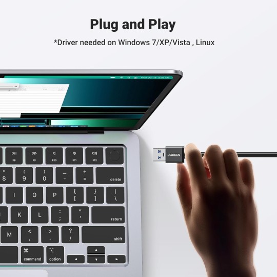 UGREEN USB 3.0 Hub with Gigabit Ethernet Adapter - 20265