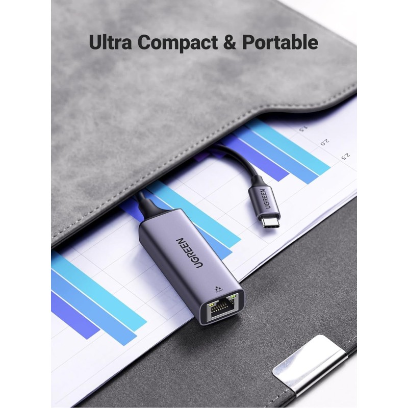 UGREEN USB Type C to 10/100/1000M Ethernet Adapter - CM199 - 50737